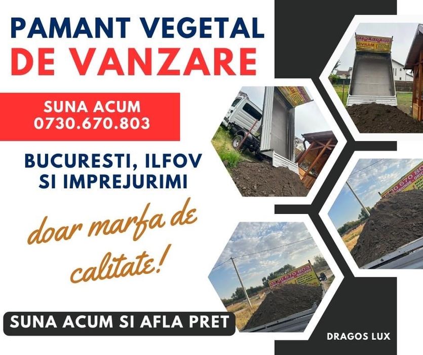 SUPER OFERTA -Nisip/balast/pietris/margaritar/Pamant vegetal de flori/