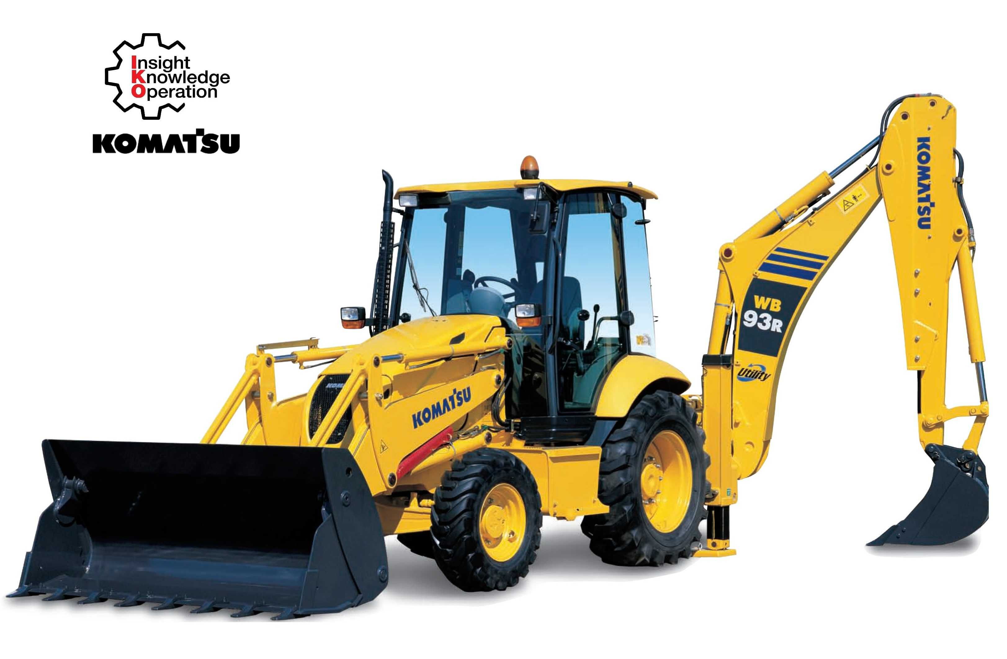 Экскаватор погрузчик Komatsu WB93R (Япония)