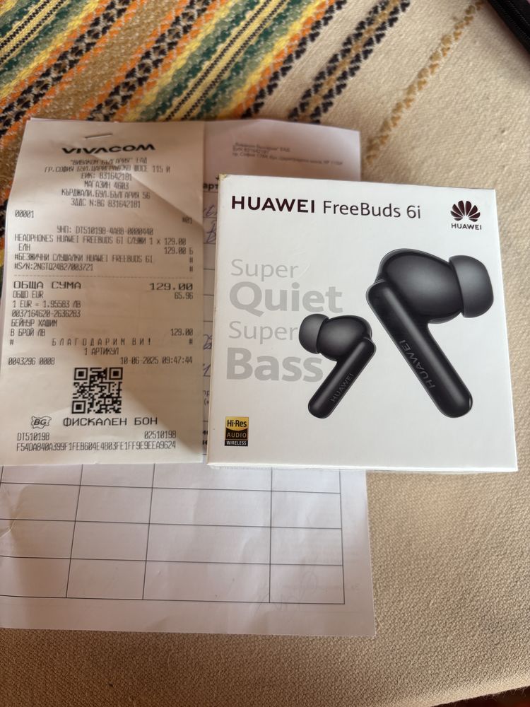 Слушалки HUAWEI FreeBuds 6i