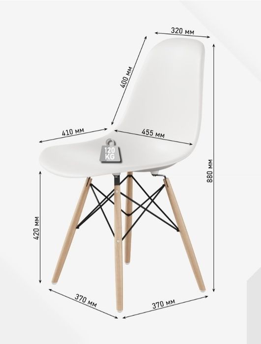 Стул Eames Fitz loft IKEA