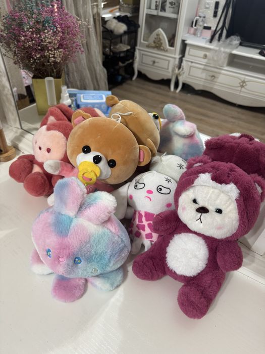 5 мягких плюшевых игрушек