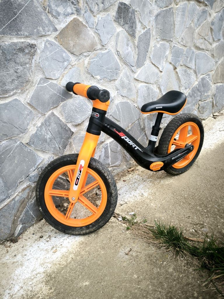 Bicicletă de echilibru (fără pedale), robustă