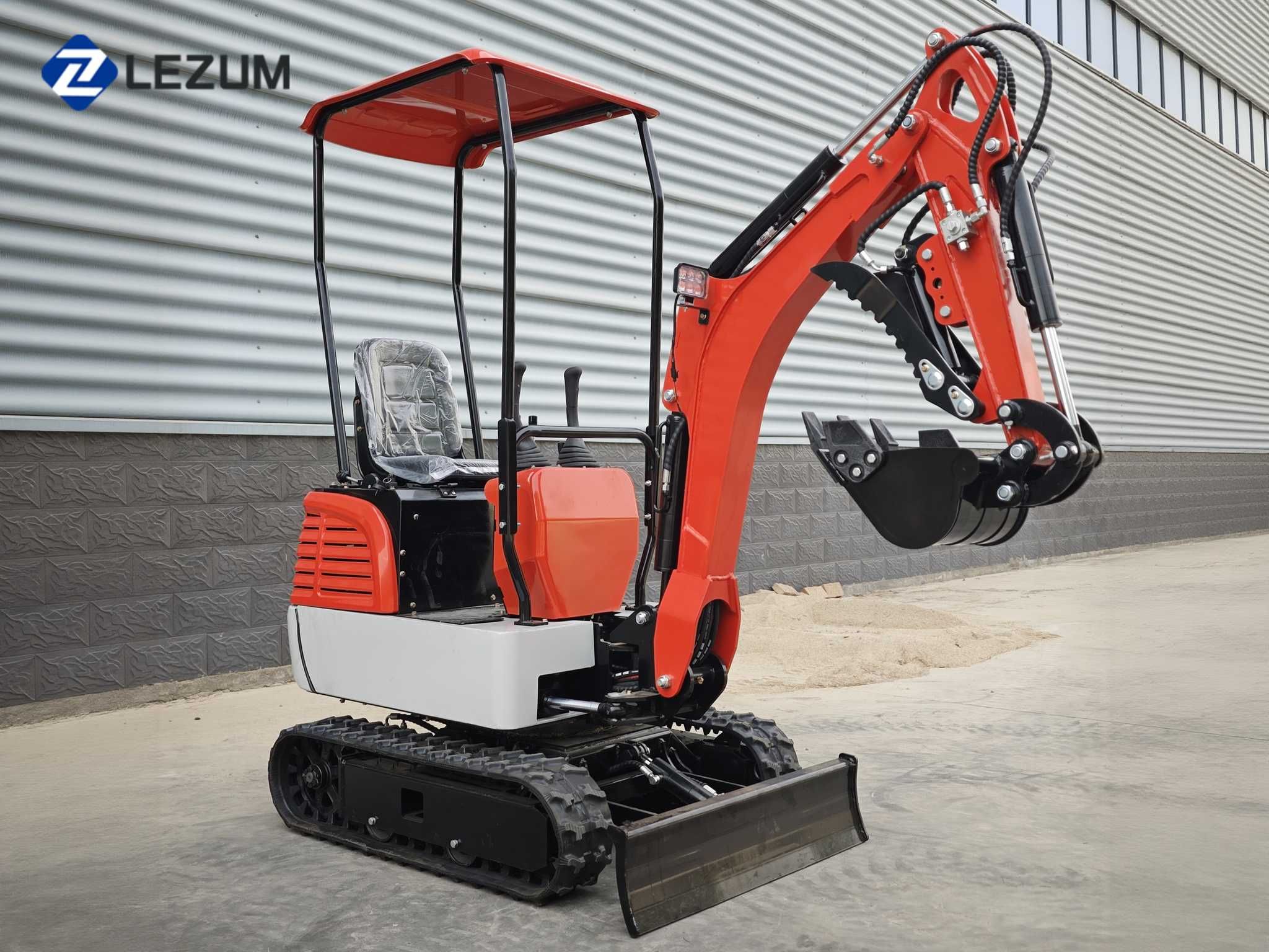 Продава се мини багер LEZUM DY12 - Производител търси дистрибутори