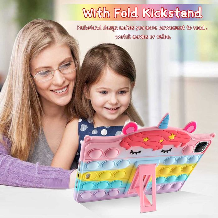 Нов Защитен калъф за таблет iPad Айпад Еднорог играчка Попип Фиджет