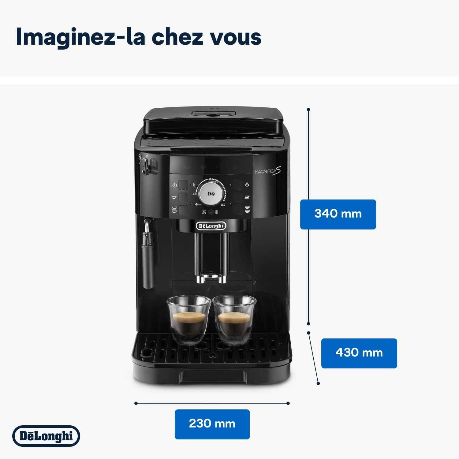 De'Longhi Magnifica S ECAM11.112.B, Автоматична кафемашина, 1450W