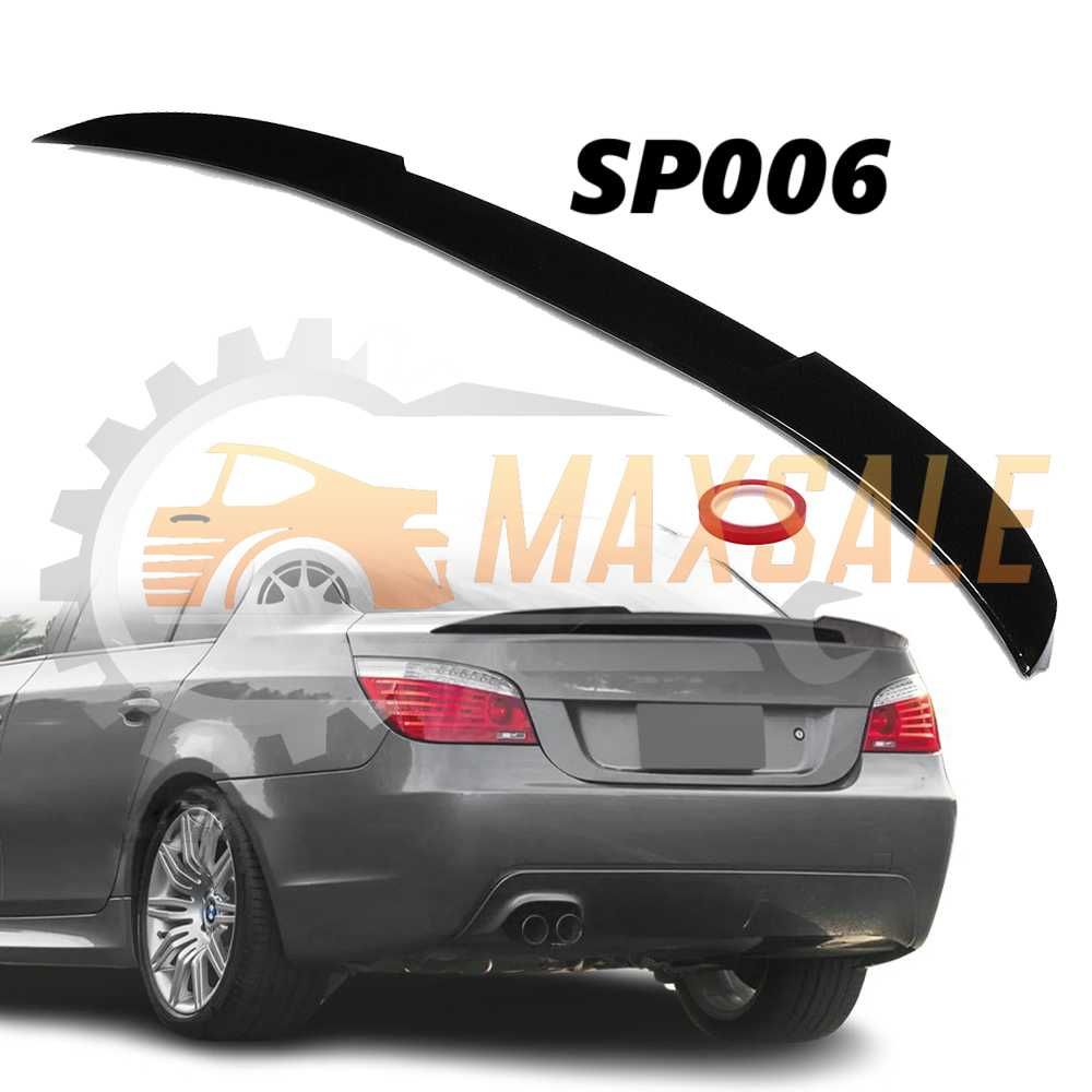 Лип спойлер за BMW 5 серия E60 багажник M4 style, черен гланц