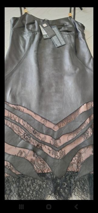 Rochie Just Cavalli din piele naturala de bovina