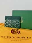 Goyard card wallet (green)