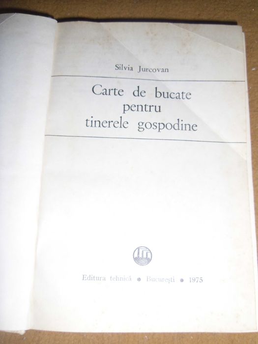 Carte de bucate ed 1975 Silvia.Jurcovan