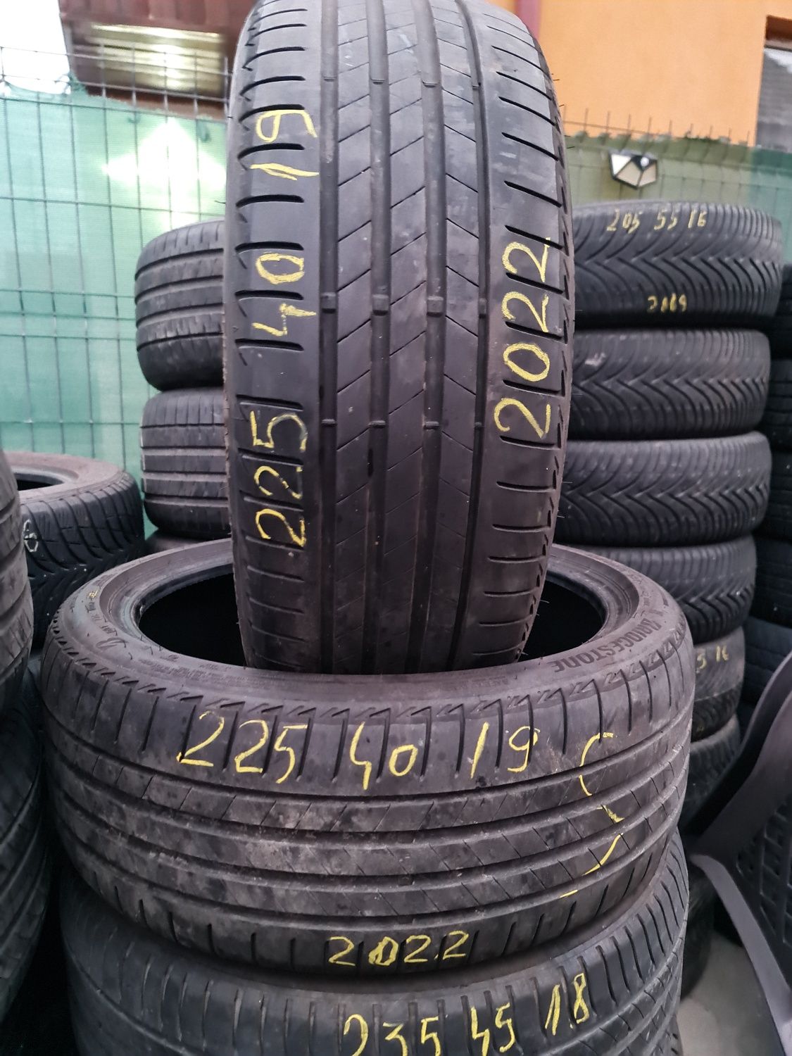 225/40/19" 93 Y.Set BRIDGESTONE TURANZA dot 2022.RFT.anv Vară.Impecab