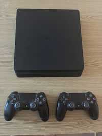 Ps4 slim+ 2 controler,stricat