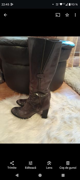 Cizme de piele naturala mărimea 38