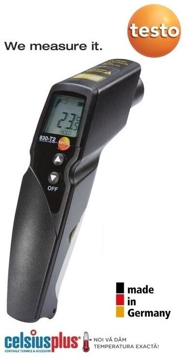 Termometru infrarosu cu doua fascicule laser Testo 830-T2