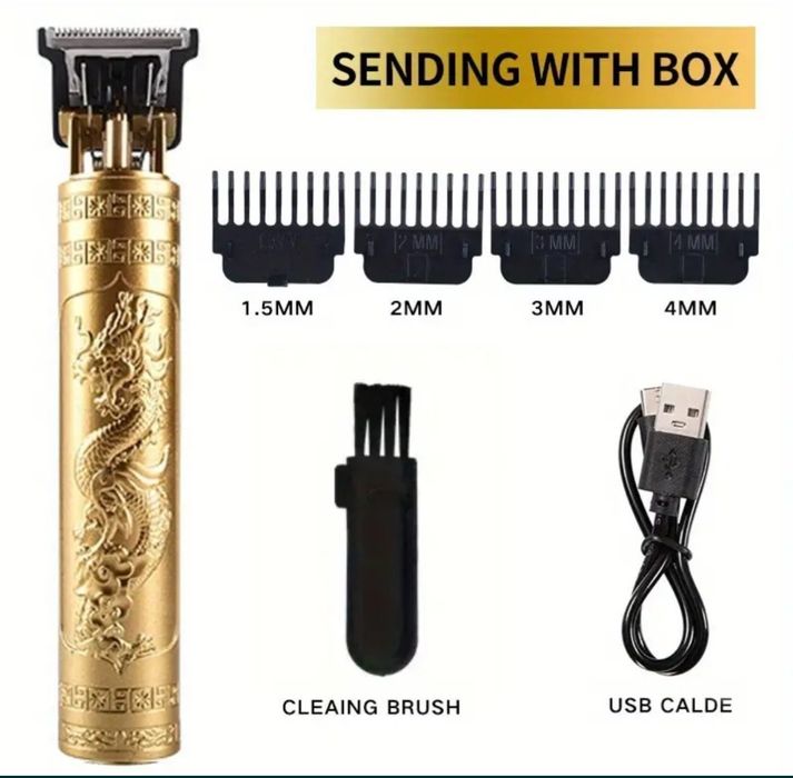 Masina de tuns parul si barba, cu acumulator si incarcare usb