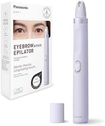 Нов тример мини Епилатор за лице вежди LED светлина Panasonic ES-EF10