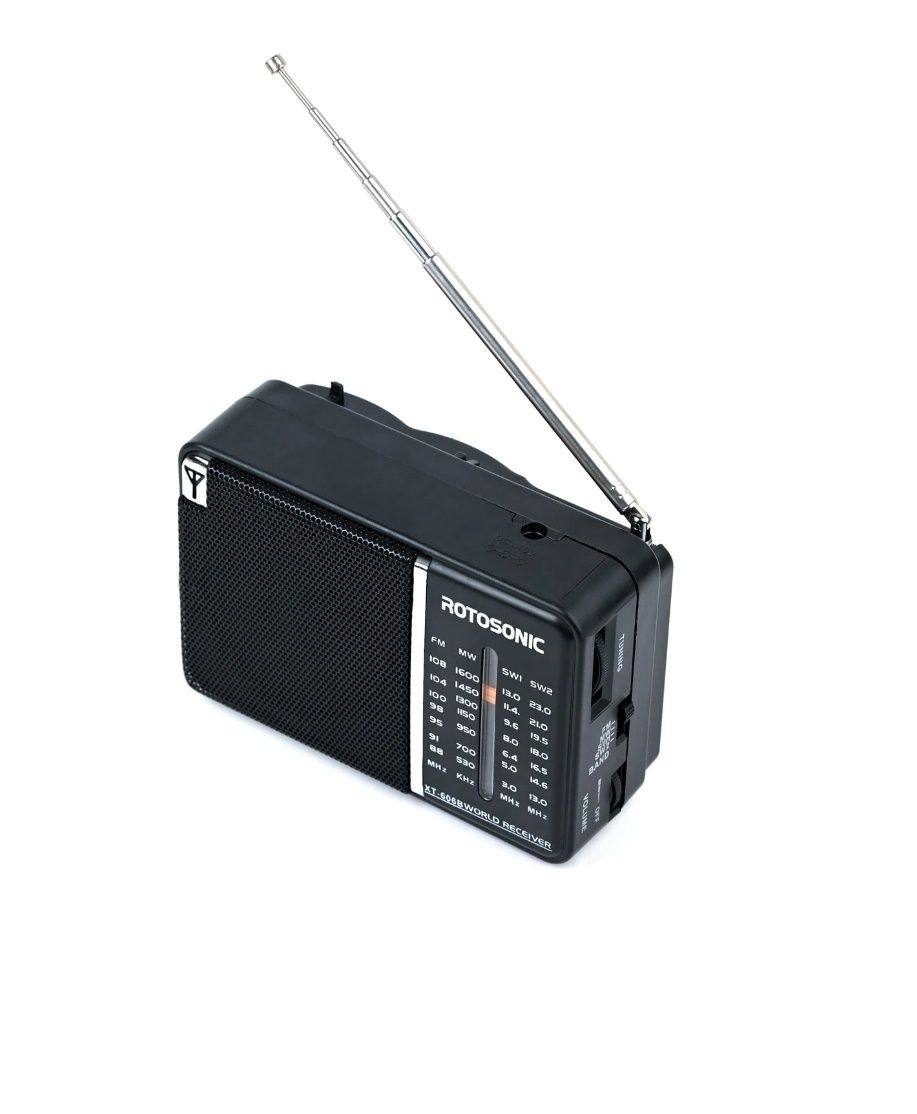 Radio Portabil ROTOSONIC, dimensiuni mici 13X9 cm, FM, MW, SW1, SW2