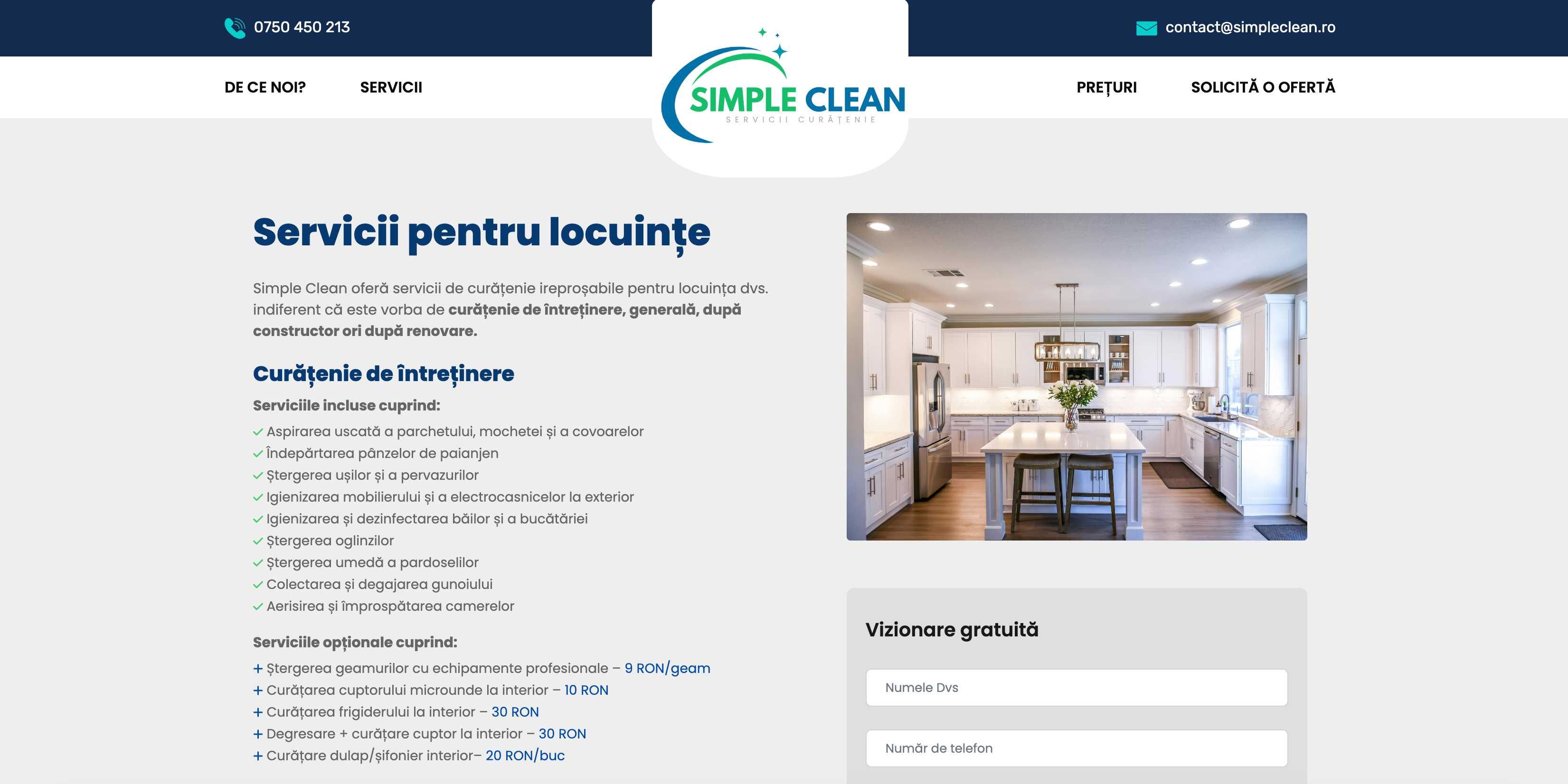 Curățenie apartamente, case/vile - Simple Clean Brăila