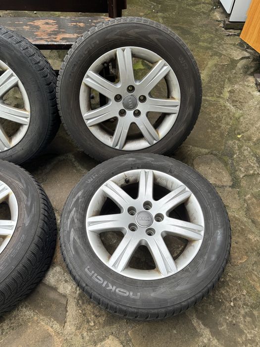 Set jante orignale Audi 225/55 R16 prindere 5x112