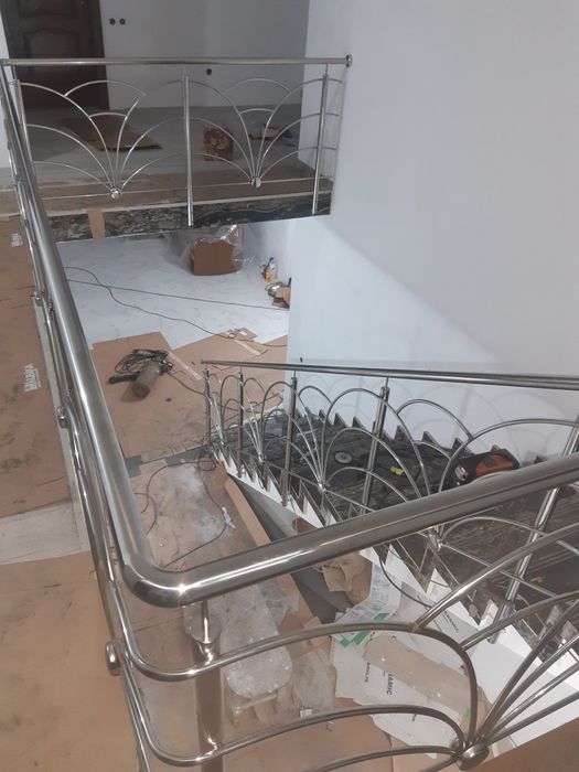Balustrade  inox.