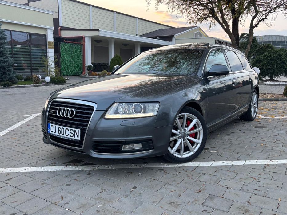 AUDI A6 S LINE EURO 5 webasto alacantara trapa 8 roti unic proprietar