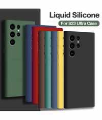 Husa Soft Samsung S21/S22/S23/S24 Plus ULTRA Silicon Interior Catifea