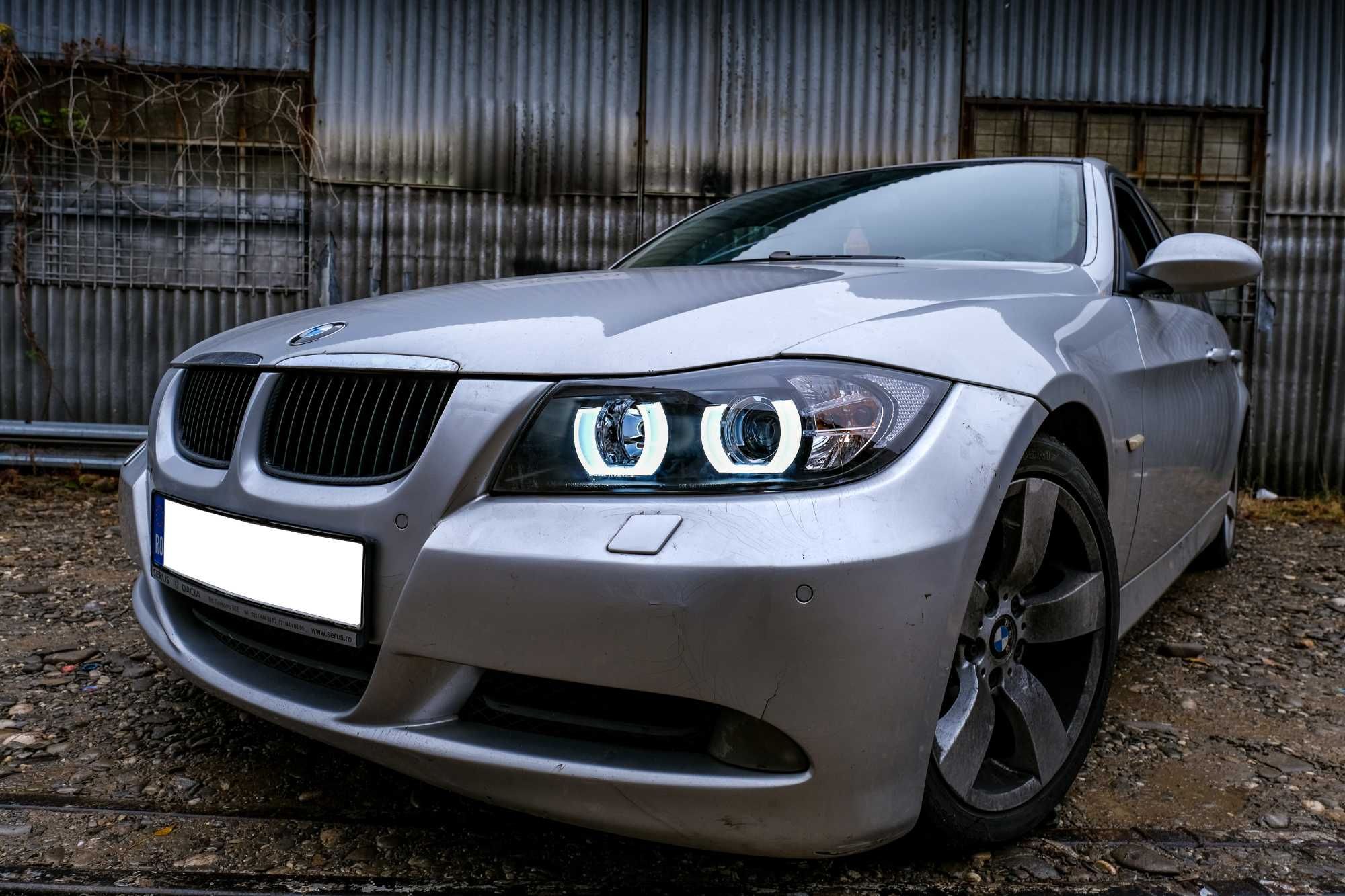 Faruri 3D pentru BMW Seria 3 E90 Facelift 2008-2011 Montaj Gratuit 2