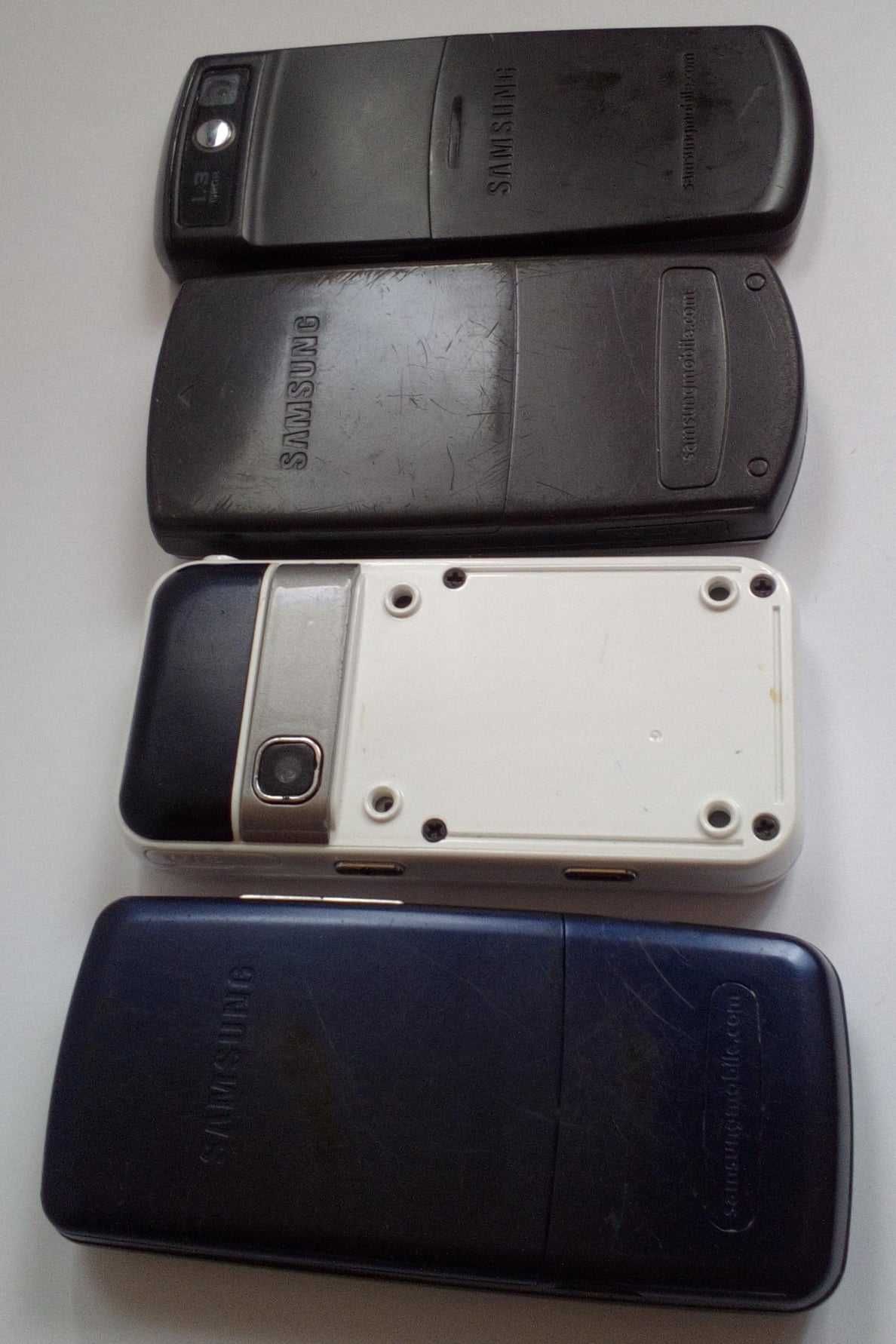 4 machete telefoane Samsung, dimensiuni reale