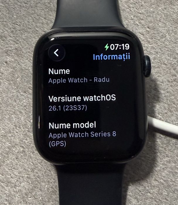 Apple Watch 8 stare perfecta