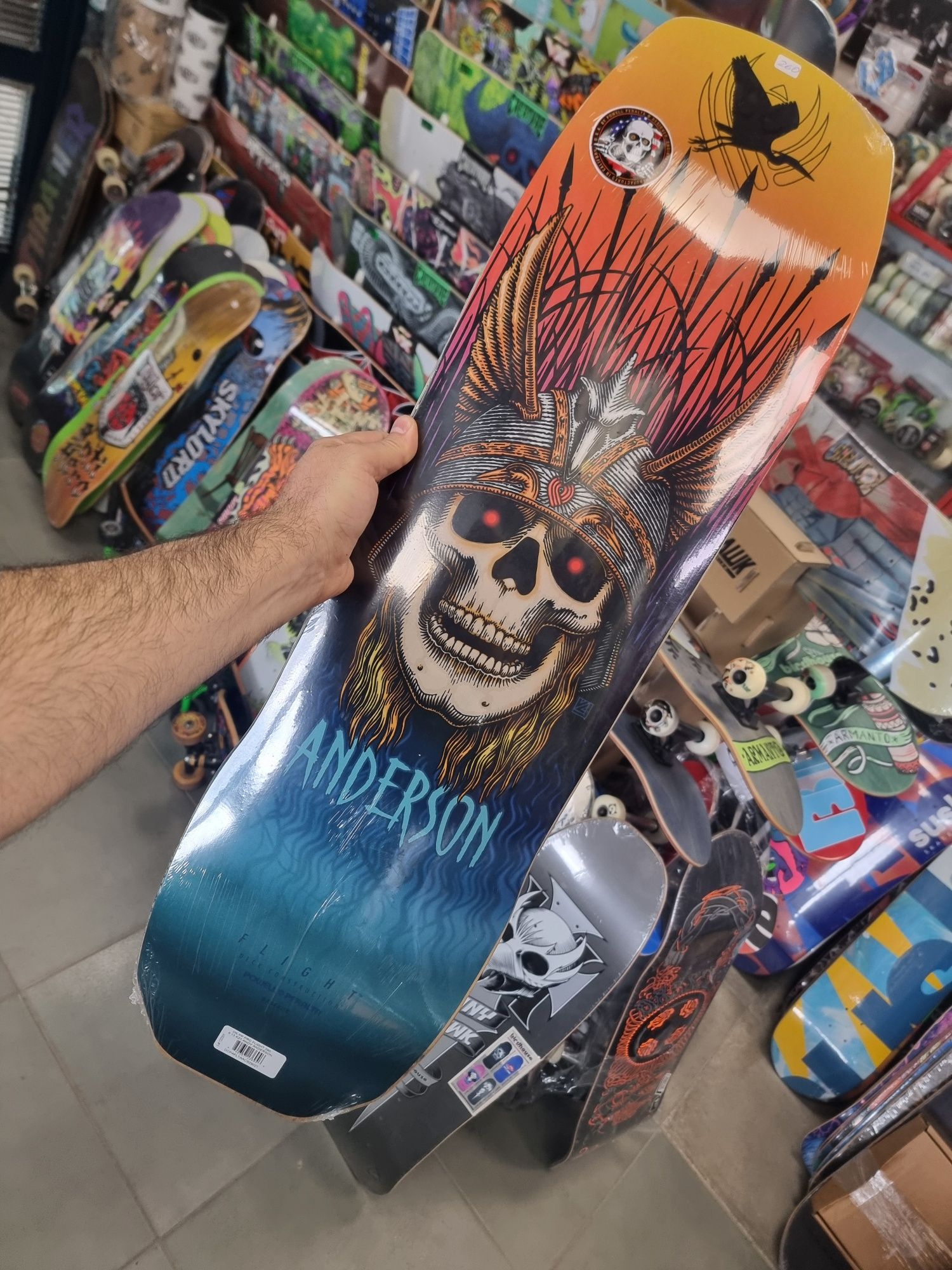 Powell&Peralta pro flight 9.13 скейтборд дъска Anderson