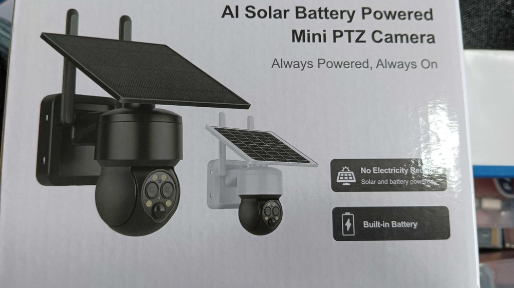 Соларна ловна въртяща камера 4G 9MP работи с СИМ SIM карта мобилни дан