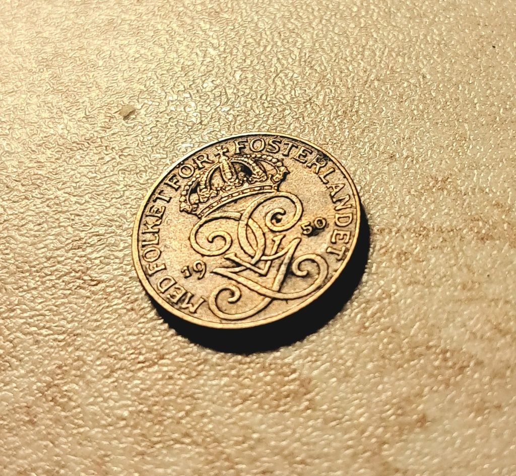 Monedă Suedia an 1950