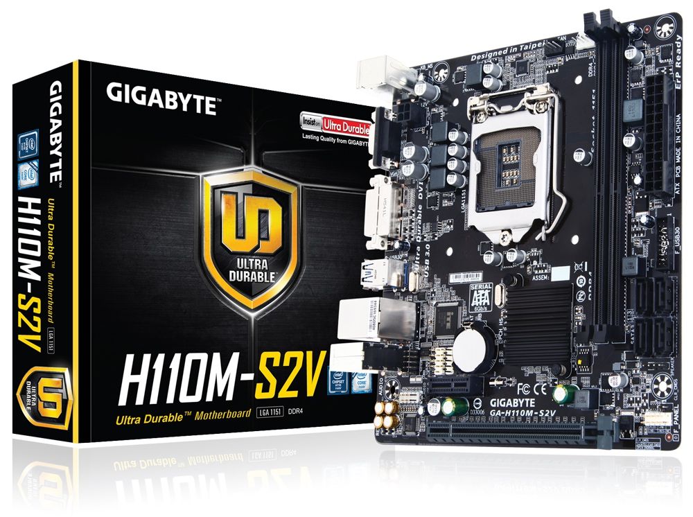 Placa de bază GIGABYTE GA-H110M-S2V DDR3, Socket 1151