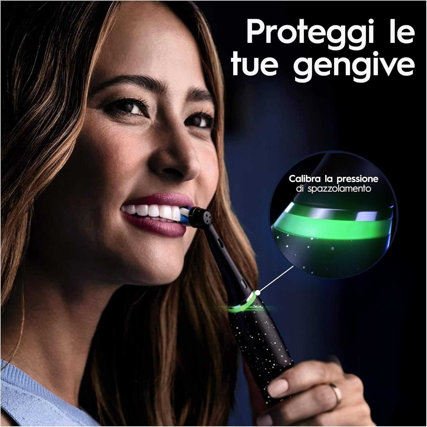 Електрическа четка за зъби, Oral-B iO Series 10 Cosmic, черна с калъф