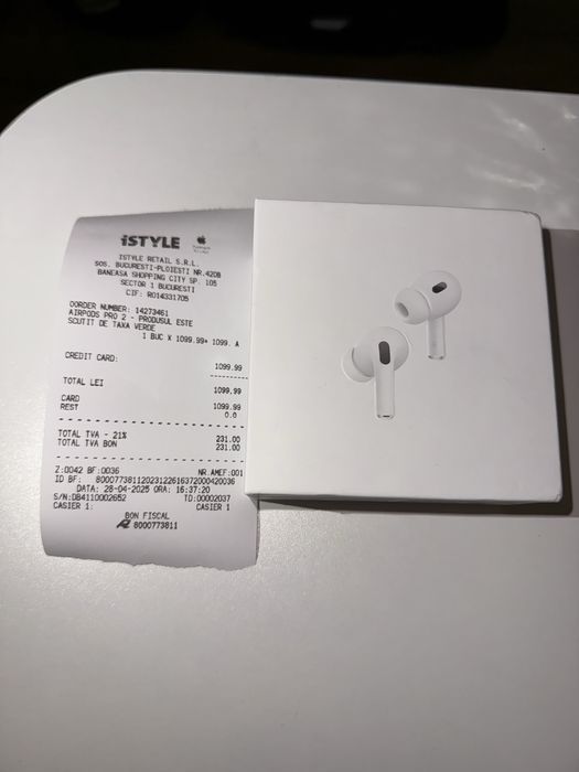 Airpods Pro 2 “originale cu bon “cadoul perfect