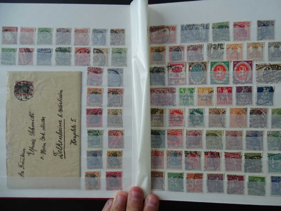 Clasor cu timbre vechi Germania Reich 1900-45, stamp/nestamp, (Lot 67)