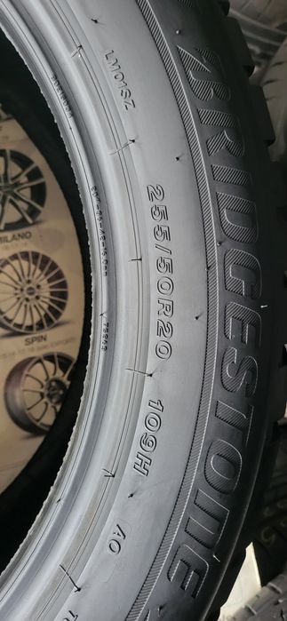 2 anvelope 255 50 20 bridgestone blizzak dot 2022 6-7mm