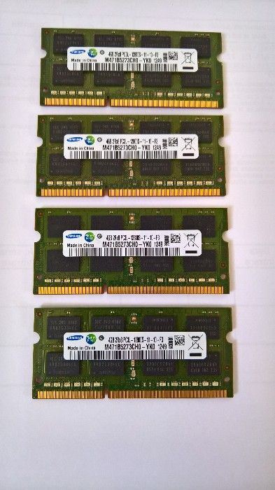Memorie RAM laptop - Samsung DDR3L-1600 16GB (4x4GB) 1.35v
