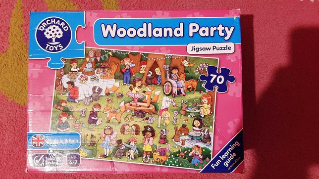 Puzzle mare woodland party