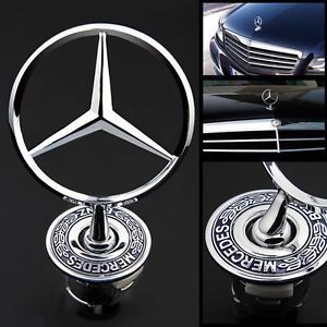 Емблема преден капак MERCEDES 44мм Мерцедес мерник лого метална