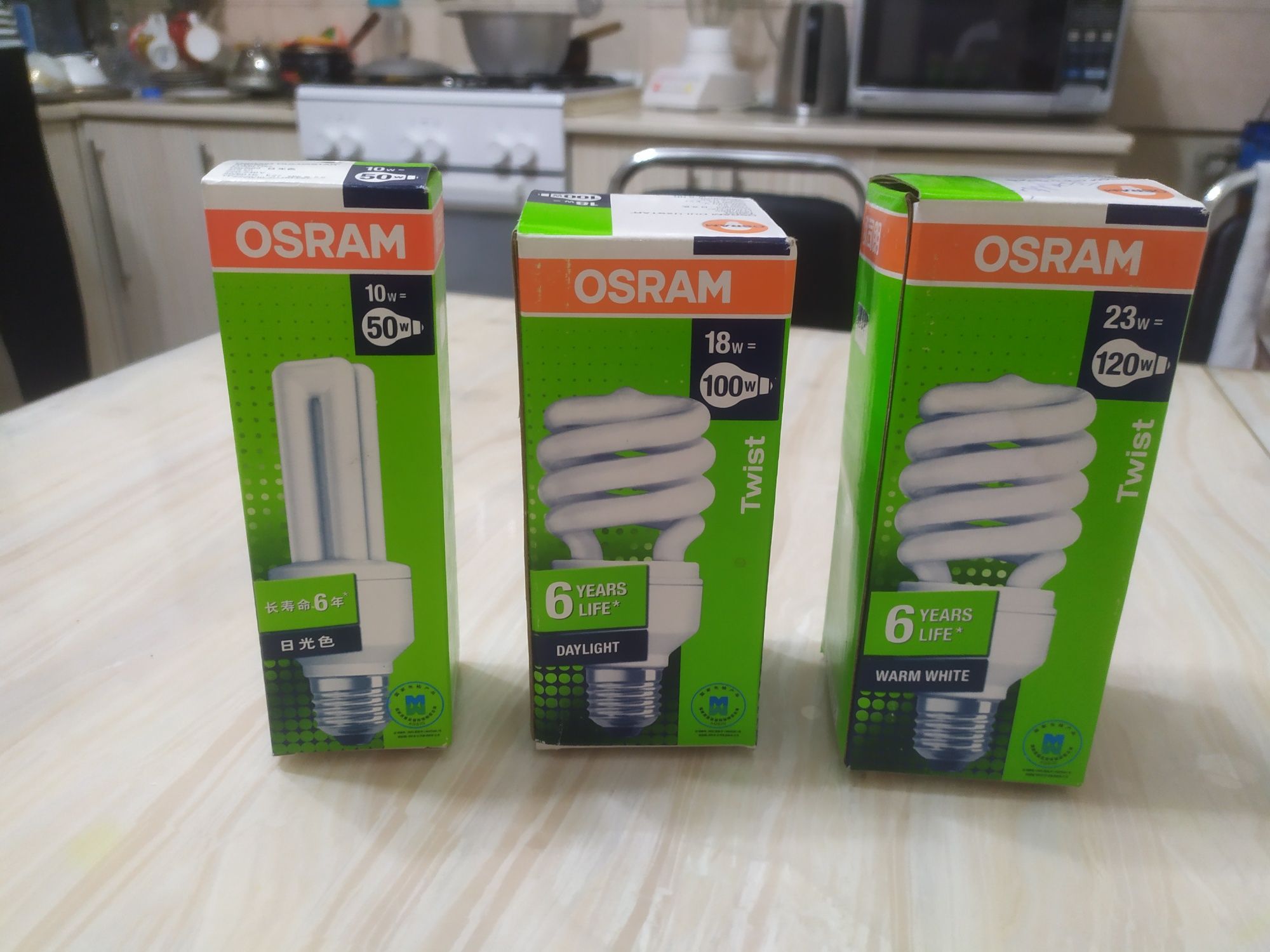 Энергосберегающие лампочки OSRAM