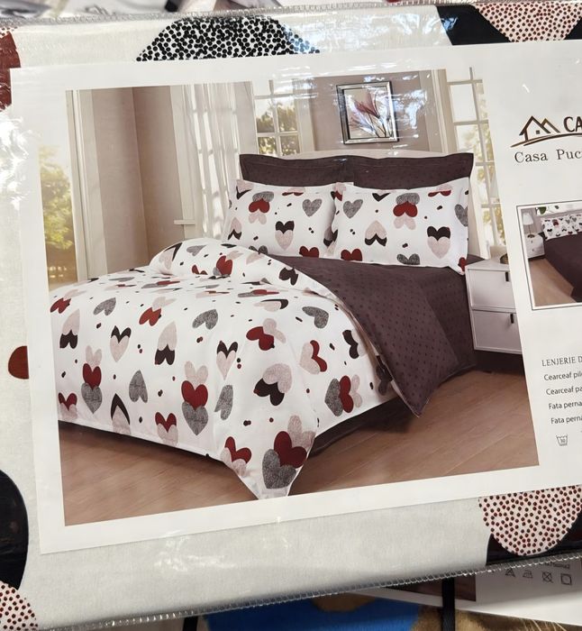 Lenjerie de pat 6 piese Casa Pucioasa