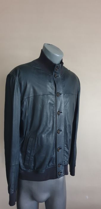 Brunello Cucinelli Leather Jacket НОВО! ОРИГИНАЛ! Мъжко Яке Ест. кожа!