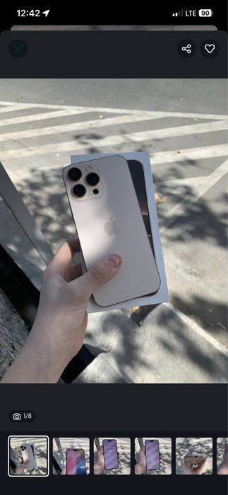 iPhone 16 Pro Max 256G 100%