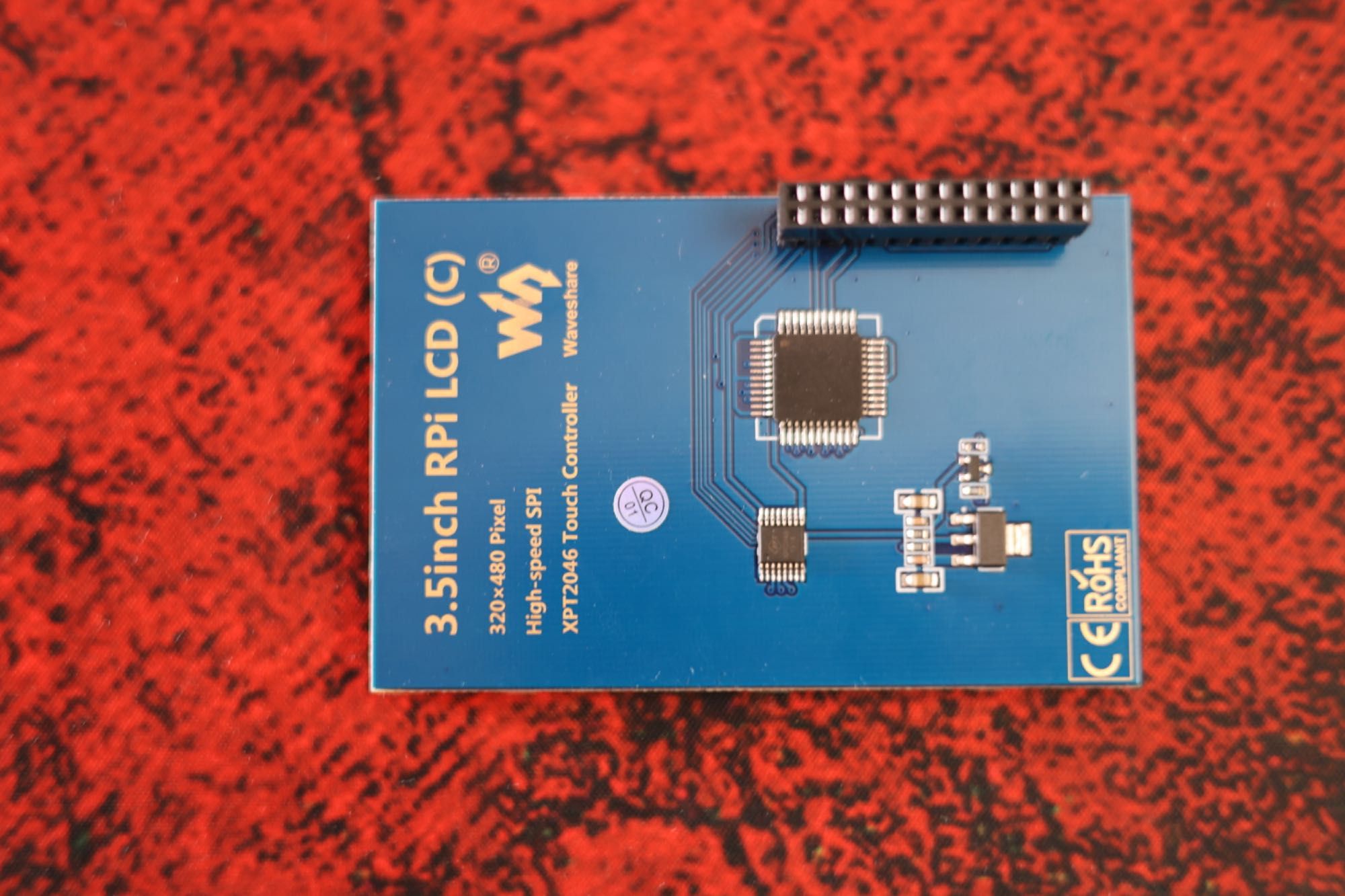 Waveshare 3.5 inch lcd тъч екран за raspberry pi