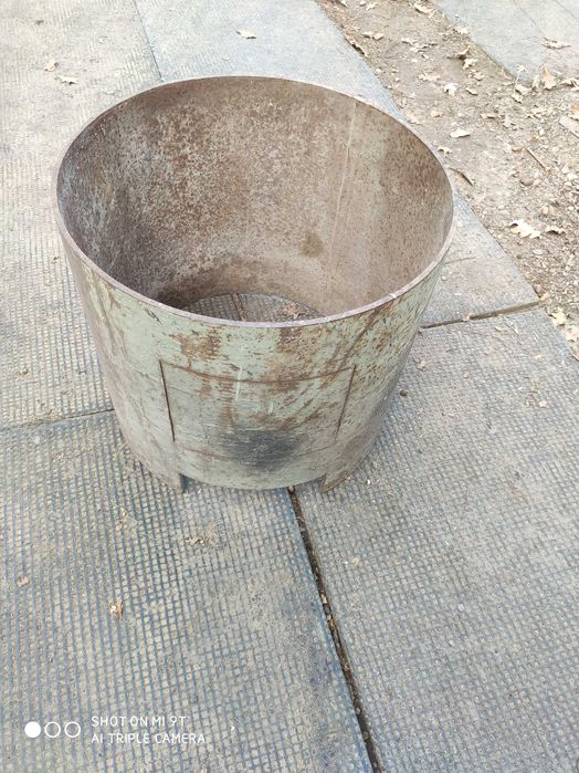 Печь из трубы под казан