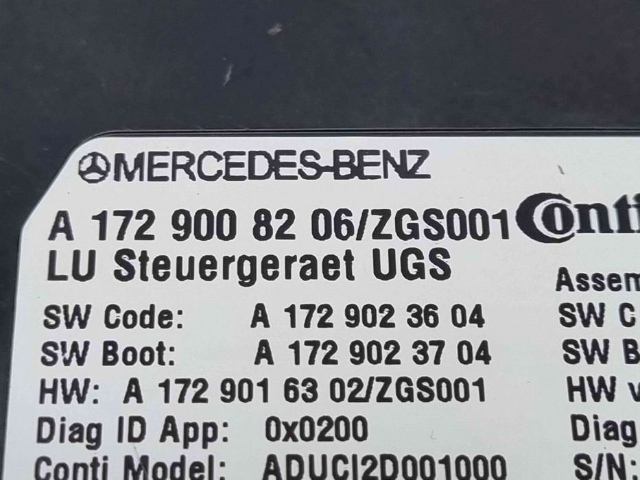 Modul confort Mercedes Clasa ML (W166) [Fabr 2011-2022] A1729008206