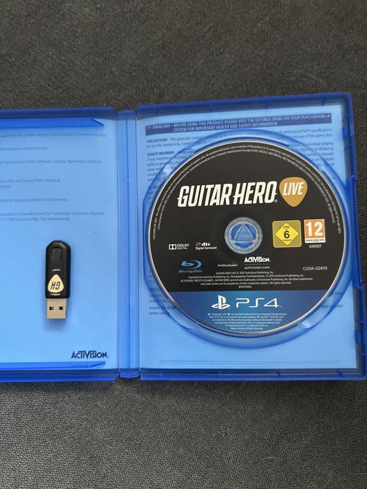 Chitara Guitar Hero Live PS4 cu USB si CD