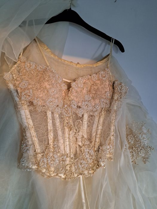 Rochie mireasa+camasa și vesta ginere