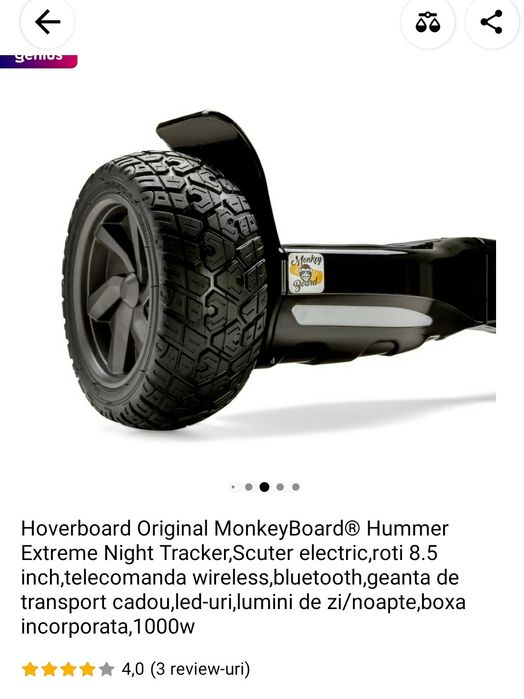 Vând Hoverboard Hummer Original MonkeyaBoard