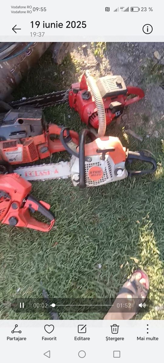 Lot drujbe și piese Stihl Husqvarna echo